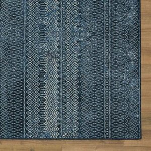 Mohawk Home Prale Denim Geometric (8' X 10') Area Rug