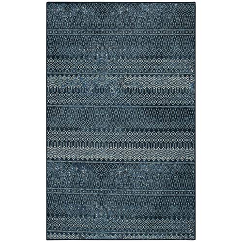 Mohawk Home Prale Denim Geometric (8' X 10') Area Rug