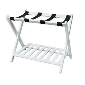 casual home luggage rack, white (new)