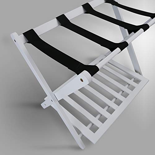 Casual Home Luggage Rack, White (New)