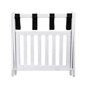 Casual Home Luggage Rack, White (New)
