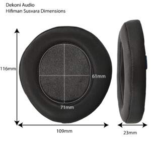 Dekoni Audio Earpad Replacement for HifiMan Susvara Headphone Pads (Elite Hybrid)