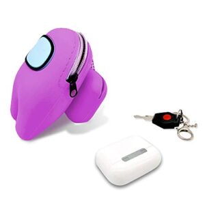 Among Us Toys Silicone Storage Bag Can Hold AirPods Pro Case Small Items Good-Looking Gift Backpack Office Study Car