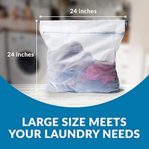 2 Pack Garment Bags for Laundry – Huge XXL Extra Large Oversized –– Bra Bag for Washing Machine - Sock Laundry Bag for Washing Machine – Mesh Laundry Bags for Delicates.