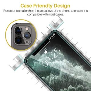 LK 2 Pack for iPhone 11 Pro Max Screen Protector + 2 Pack Camera Lens Protector, [Anti-Spy] Bubble Free, HD-Clear Privacy Tempered Glass for iPhone 11 Pro Max, 9H Hardness, Case Friendly