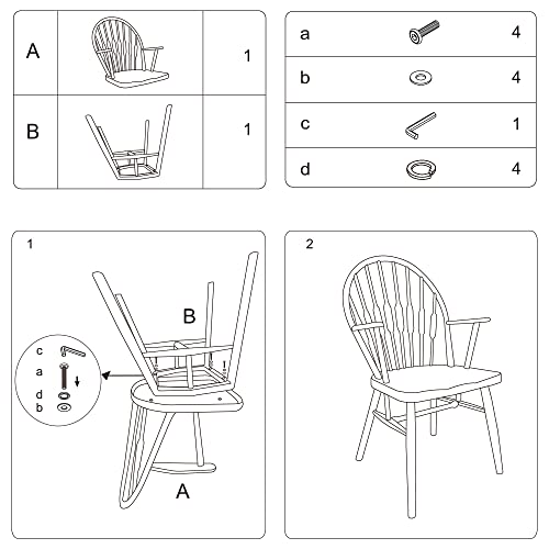 CangLong PP Plastic, Leisure Negotiation Backrest Arm Side, Kitchen Breakfast Counter Conservatory Cafe Pub, Living Room, Bedroom Dining Chairs, set of 2, Green 2