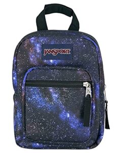 jansport big break insulated lunch bag - small soft-sided cooler lunch box ideal for school, work, or meal prep, night sky