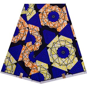 bintarealwax 100% polyester ankara real wax 6 yards african fabric for party dress fp6407