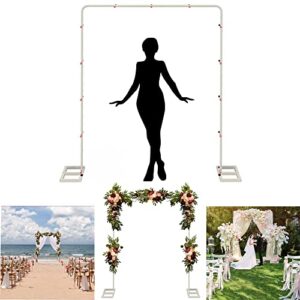 77in tall x 52in square metal wedding garden arch