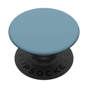 simple chic solid color medium muted sky blue popsockets popgrip: swappable grip for phones & tablets