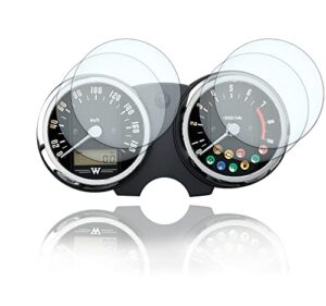 [2 piece] display protection film speedometer protection film suitable for kawasaki w800 2018+ 2x ultra clear