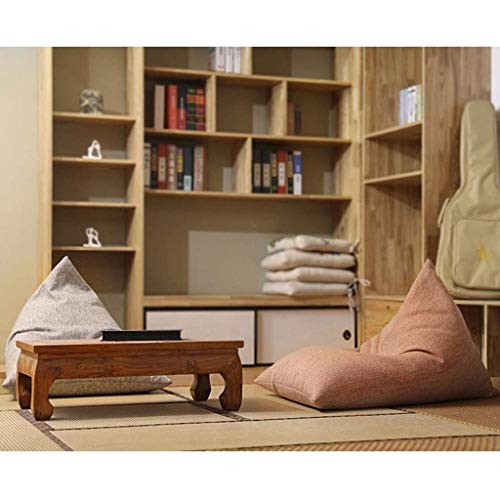 GYDJBD Lazy Sofa, Creative Bedroom Single Sofa Leisure Bean Bag Tatami Removable and Washable (Color : Orange)