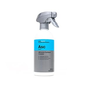 koch-chemie - allround surface cleaner - great for the car and home; clean finger prints, dust, grease, dirt, etc. streak-free, safe on plastic, and other smooth surfaces (500 milliliters)