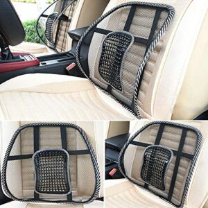 Amazing Vent Cushion Mesh Back Lumbar Support Car Office Home Chair Seat Black Durable