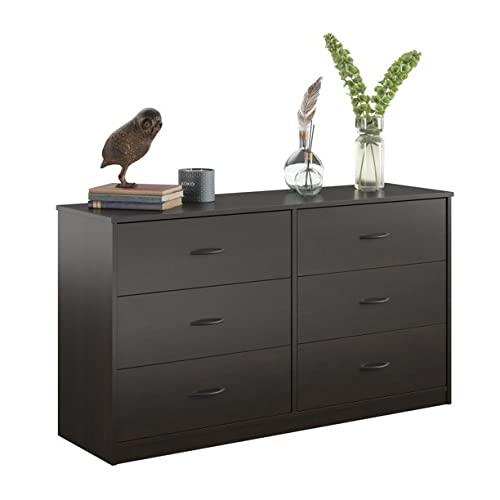 Mainstay/ Classic 6 Drawer Dresser, Espresso Finish