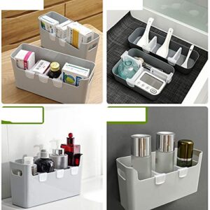 8Pcs Plastic Refrigerator Dividers Organizer Adjustable Snap-on Storage Box Refrigerator Pantry Grid Dividers Separator Tidy Organizer for Home Kitchen Office Supplies, Clear