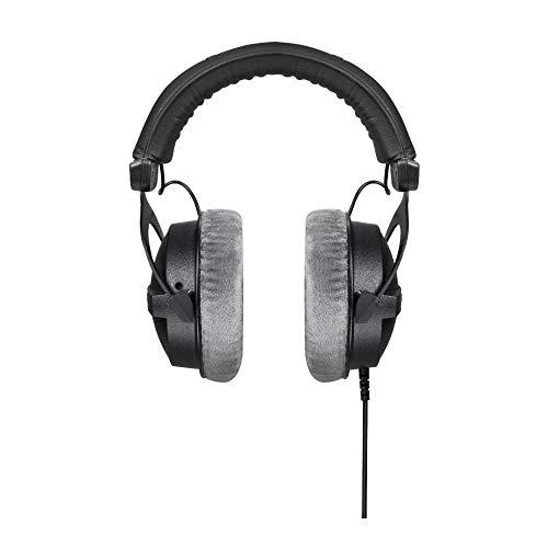 beyerdynamic DT 770 PRO 80 Ohm Over-Ear Studio Headphones (Black) with Knox Gear Compact 4-Channel Stereo Amplifier Bundle (2 Items)