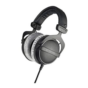 beyerdynamic DT 770 PRO 80 Ohm Over-Ear Studio Headphones (Black) with Knox Gear Compact 4-Channel Stereo Amplifier Bundle (2 Items)