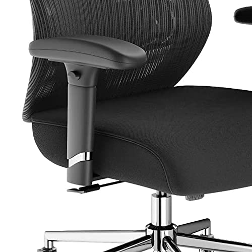 Truweo Ergonomic Executive Office Chair - Big and Tall with Inline Skate Caster Wheels – Heavy Duty Lumbar Support High Back with Premium Gas Lift