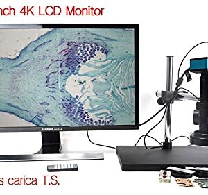 HAYEAR 4K UDH 2160P 1080P HDMI Industrial Microscope Camera for Machine PCB Board CPU Repair Soldering High Speed No Lag Portable Set