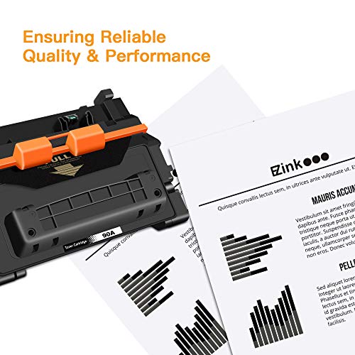 E-Z Ink (TM Compatible Toner Cartridge Replacement for HP 90A CE390A 90X CE390X Compatible with Laserjet Enterprise 600 M601 M602 M603 M4555 M601n M602n M602x M603dn M603n Printer (Black, 2 Pack)