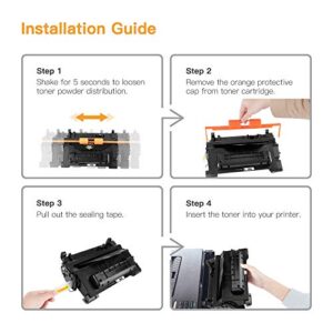 E-Z Ink (TM Compatible Toner Cartridge Replacement for HP 90A CE390A 90X CE390X Compatible with Laserjet Enterprise 600 M601 M602 M603 M4555 M601n M602n M602x M603dn M603n Printer (Black, 2 Pack)