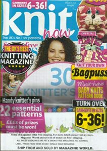knit now magazine, 30 pins + baby book * issue, 2020 * issue # 118 * uk