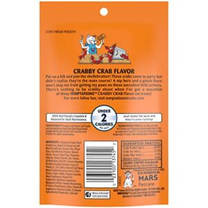 Temptations Crunchy and Soft Cat Treats, Crabby Crab, 3 Ounce (Pack of 12)