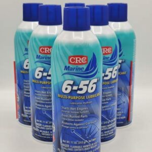 C R C Marine 6-56 Multi-Purpose Lubricant 11 oz Cans (6 Pack)