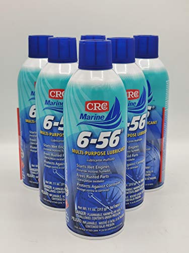 C R C Marine 6-56 Multi-Purpose Lubricant 11 oz Cans (6 Pack)