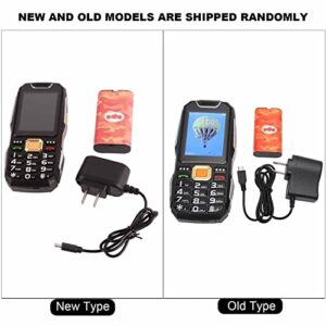 Dilwe1 U001 Seniors Cell Phones, Unlocked Bar Style Cell Phone, Dual SIM Dual Standby Cell Phone, GSM Mobile Phone,13800mah Battery (Black)