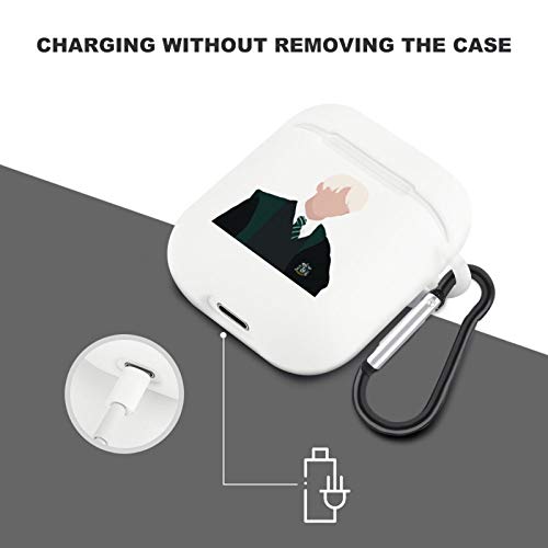 Anti Yellowing Bluetooth Headset Case Precise Hole Position Clear Pattern Headphone Earphone Sleeve for Apple AirPods 1/2
