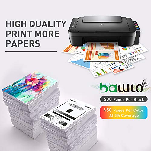 65 Ink Cartridges Black and Color Combo Pack Ink Cartridge Replacement for HP 65 Black Ink Cartridge for DeskJet 3755 2655 3700 3720 3730 3735 2622 2624 2652 Envy 5055 5052 5058 for HP Ink 65