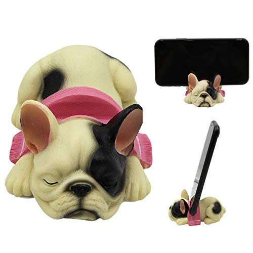 BOLLEY JOSS Cute Dog Desk Cell Phone Stand Holder Cartoon Animals Smartphone Holder Bracket for Desk Ornament Gift