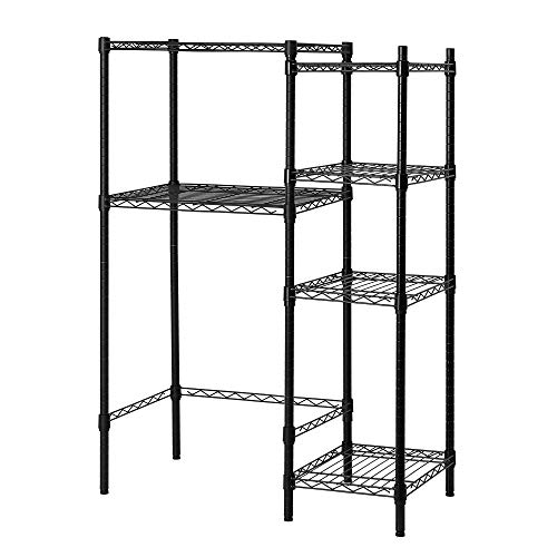 DormCo Suprima Mini Shelf Supreme with Supreme Shelving - Black - 4 Shelf Add On (Space Saver)