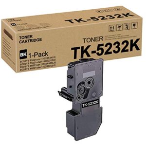 tk-5232k tk5232k 1t02r90us0 toner cartridge (black,1 pack) replacement for kyocera ecosys p5021cdn (1102rf3nl0) p5021cdw(1102rd2us0) m5521cdn(1102ra3nl0) m5521cdw(1102r92us0) toner kit printer
