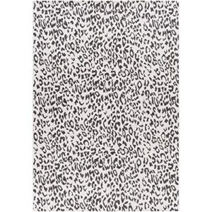 Artistic Weavers Esperanza Leopard Outdoor Area Rug,5'3" x 7'7",Black/White