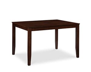 house of living art dining table – rectangular design, walnut finish | mid century classic collection (table only)