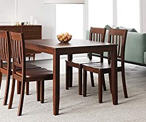 House of Living Art Dining Table – Rectangular Design, Walnut Finish | Mid Century Classic Collection (Table Only)