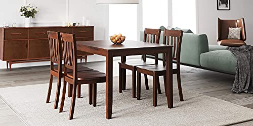 House of Living Art Dining Table – Rectangular Design, Walnut Finish | Mid Century Classic Collection (Table Only)