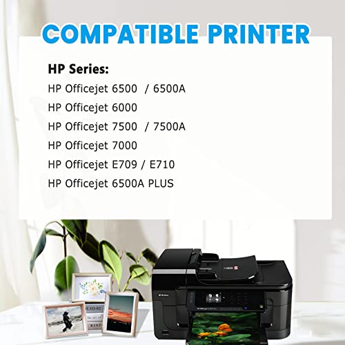 BINKSYLER 920XL Ink Cartridges Combo Pack Compatible with HP 920 Ink Cartridges for HP OfficeJet 6500 6500A 7500 7500A 7000 6000 E709 E710 6500A Plus Printer (3BK,3C,3M,3Y) 12 Pack