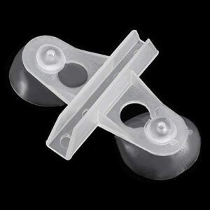 DGZZI Suction Cup Holder 12PCS White Aquarium Fish Tank Breeding Divider Suction Cup Clip Bracket