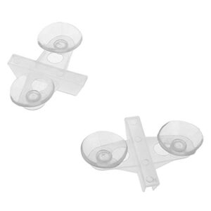 DGZZI Suction Cup Holder 12PCS White Aquarium Fish Tank Breeding Divider Suction Cup Clip Bracket