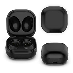 wired charging case compatible with galaxy buds live sm-r180, replacement charger case cradle dock station (black, earbuds not included)