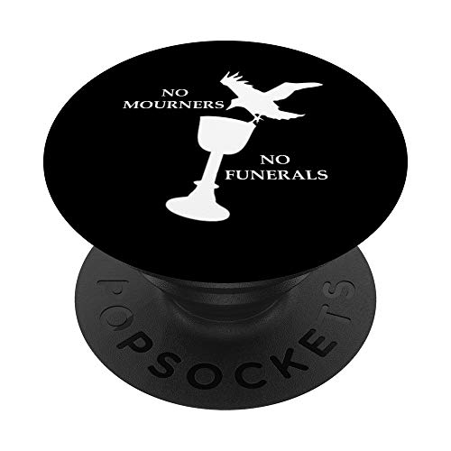 Bookworm No Mourners No Funerals Crows for book nerds PopSockets PopGrip: Swappable Grip for Phones & Tablets