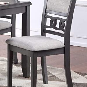 New Classic Furniture Gia Dining Chairs, Set of 2, Gray