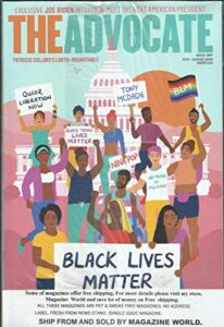 the advocate & out 2 magazines, black lives matter july/august, 2020 no.1110