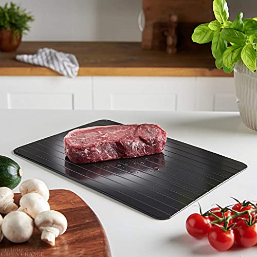 Quick Defrosting Tray for Frozen Meat - Rapid Thaw Defrosting Tray Kitchen Gadgets for Home Thawing Plate - Thawing Tray for Frozen Meat Defrosting Tray Natural Taste - Frozen Food Meat Thawing Board