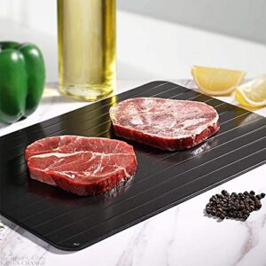 Quick Defrosting Tray for Frozen Meat - Rapid Thaw Defrosting Tray Kitchen Gadgets for Home Thawing Plate - Thawing Tray for Frozen Meat Defrosting Tray Natural Taste - Frozen Food Meat Thawing Board