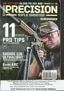 guns & ammo magazine, precision rifle shooter * issue, 2020 * display 11/30/20